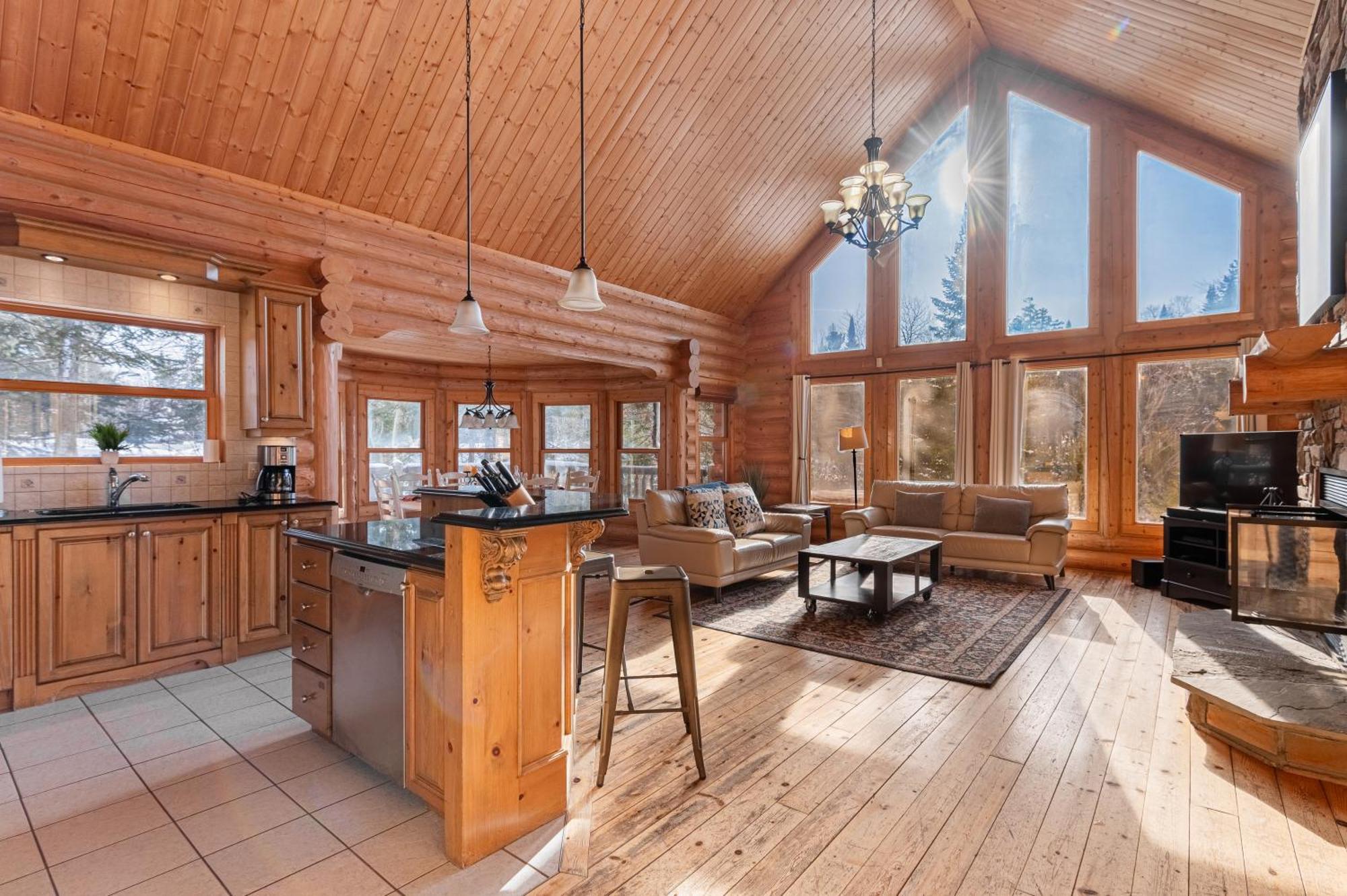 Fiddler Lake Resort Chalet 4 Cerf Mille-Isles ภายนอก รูปภาพ