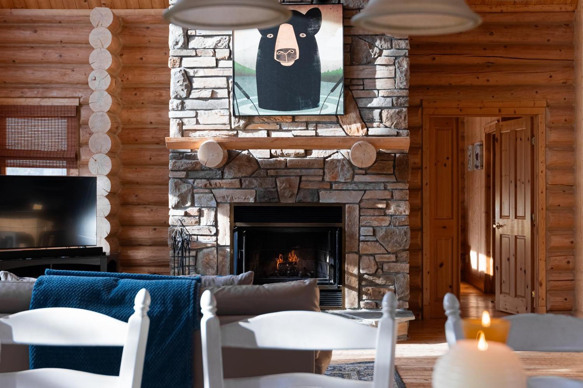 Fiddler Lake Resort Chalet 4 Cerf Mille-Isles ภายนอก รูปภาพ